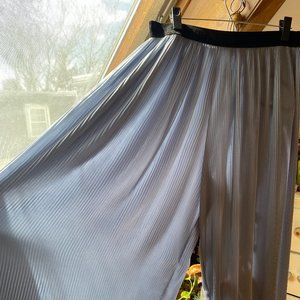 Zara Baby Blue Wide Leg Pants